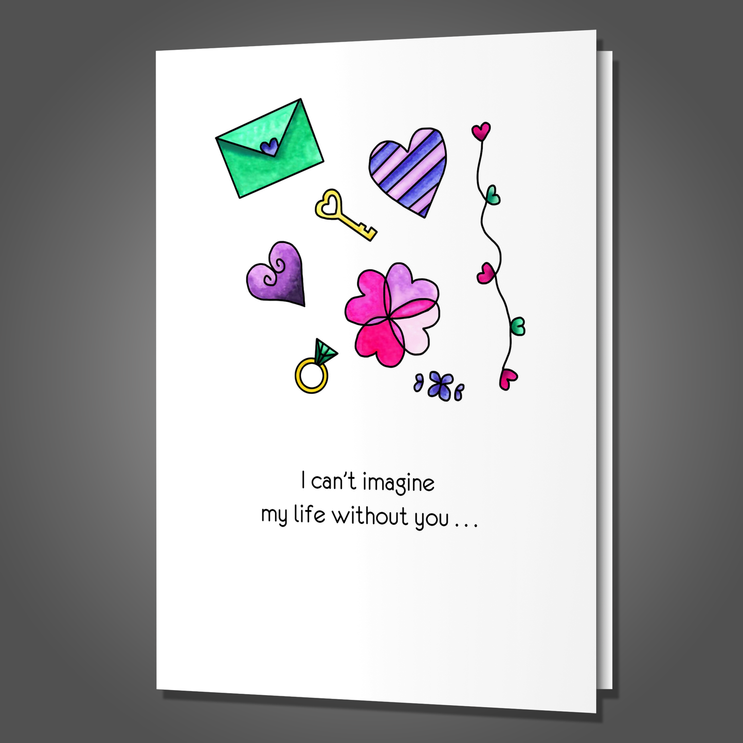 I'd Like a Divorce - Funny Divorce Card, Funny Breakup Card, Adult Humor Card