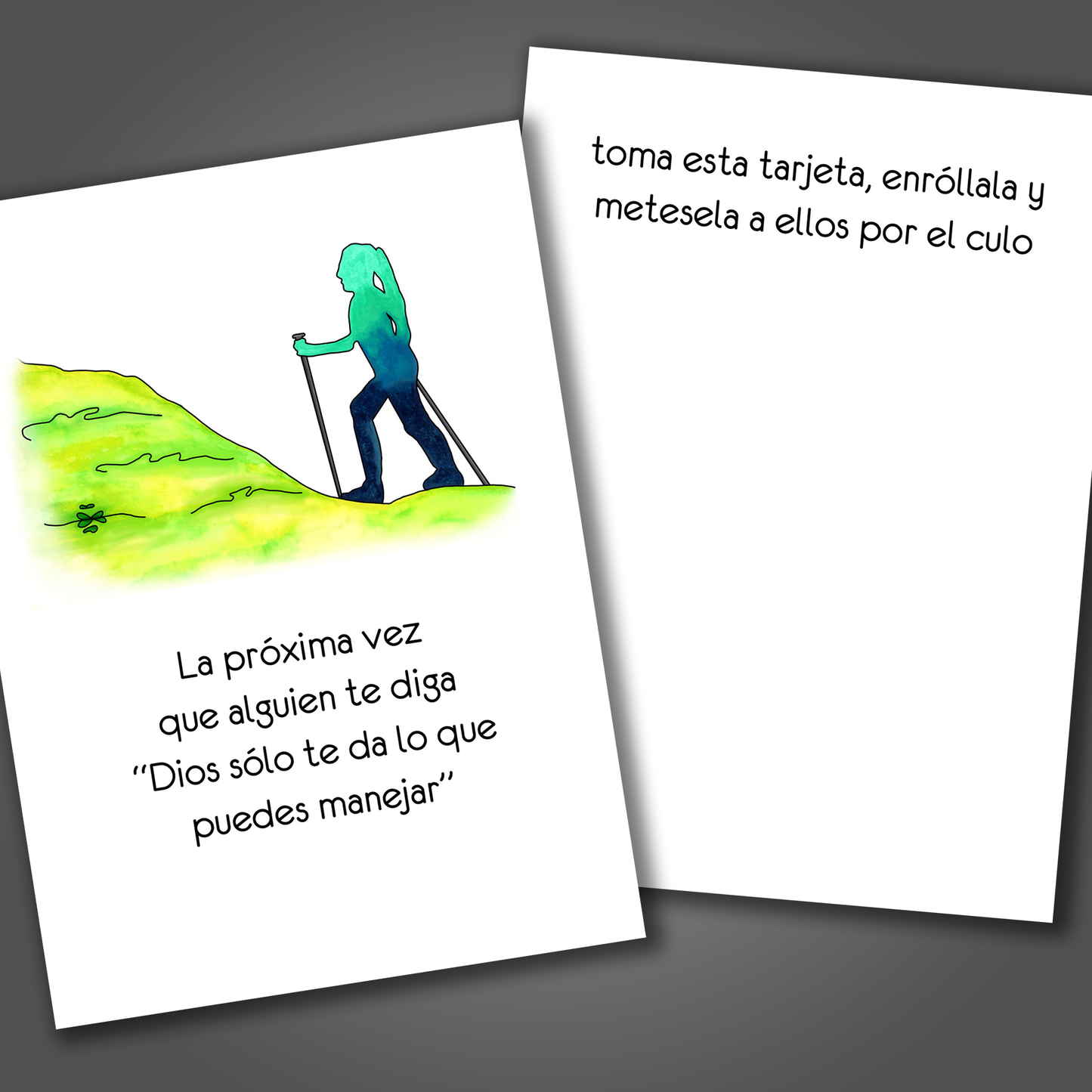 Metesela a Ellos Por el Culo Tarjeta de Felicitación de Aliento - Tarjeta Divertida
