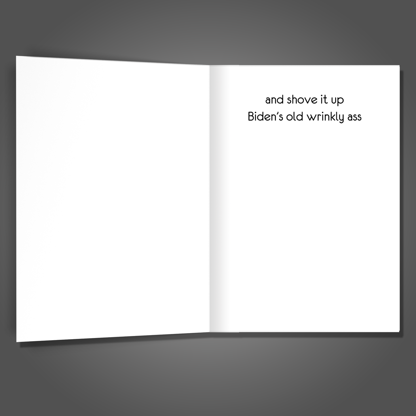 Shove Cancer Up Biden's Ass, Cancer Card