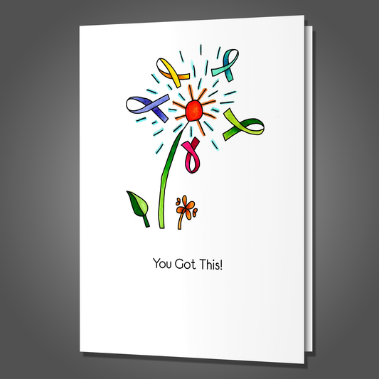Cancer Sucks Encouragement Card