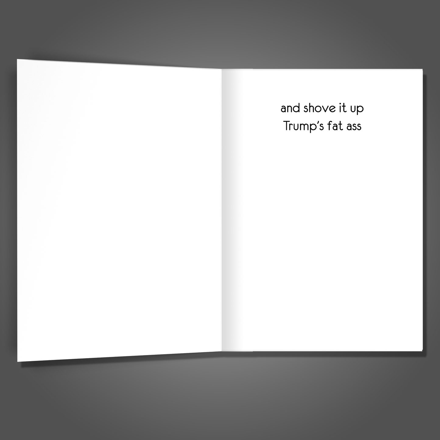 Fuck Trump Disease Card, Funny Disease Card, Funny Encouragement Card, Get Well Card
