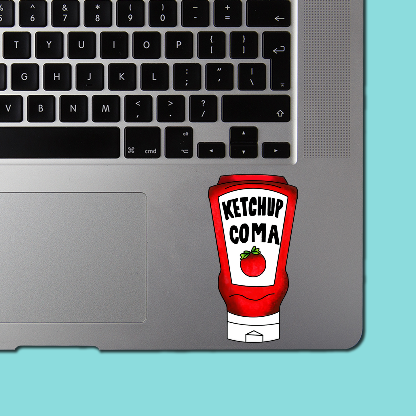 Ketchup Coma FUNNY STICKER