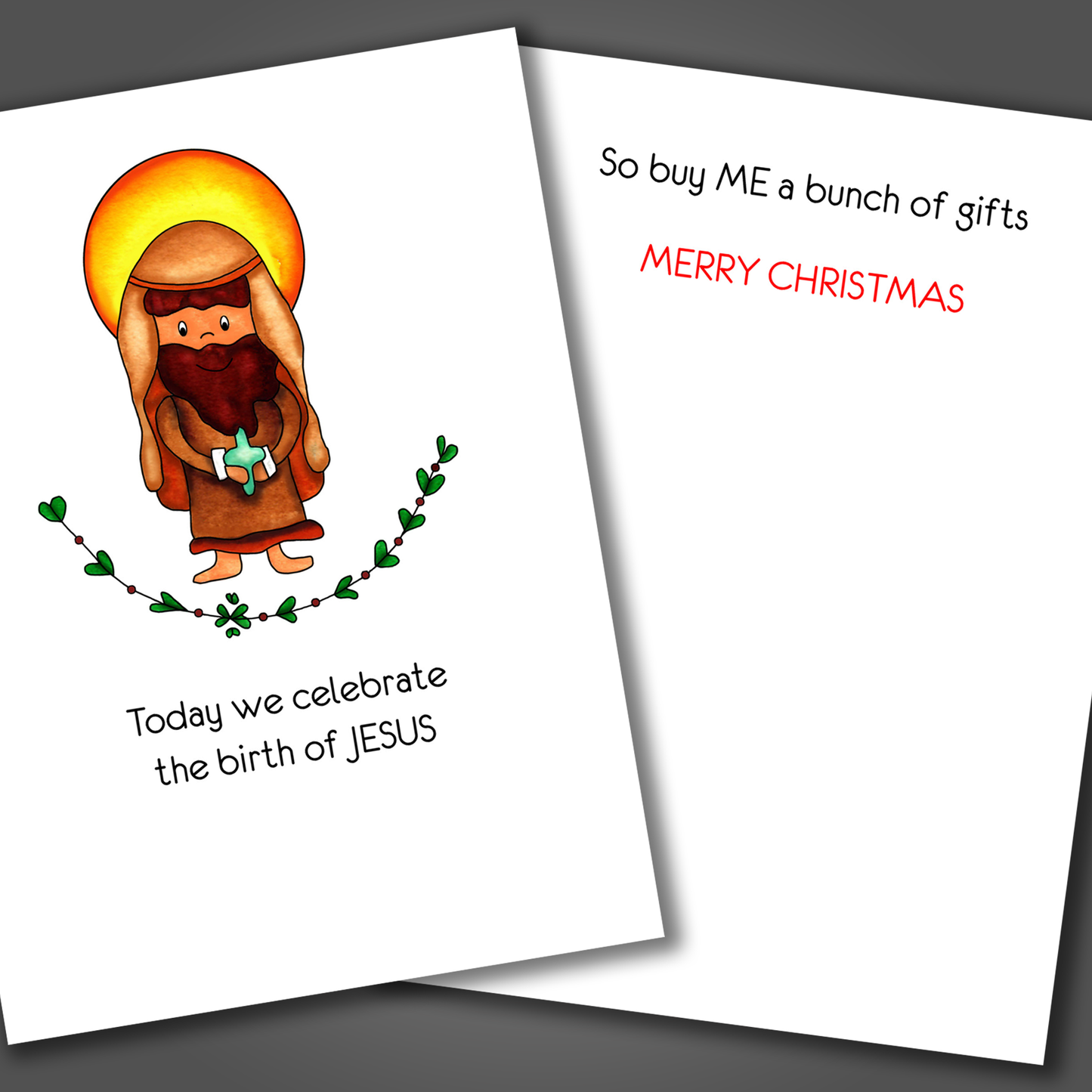 Jesus Birthday - Buy ME Gifts, Christmas Card