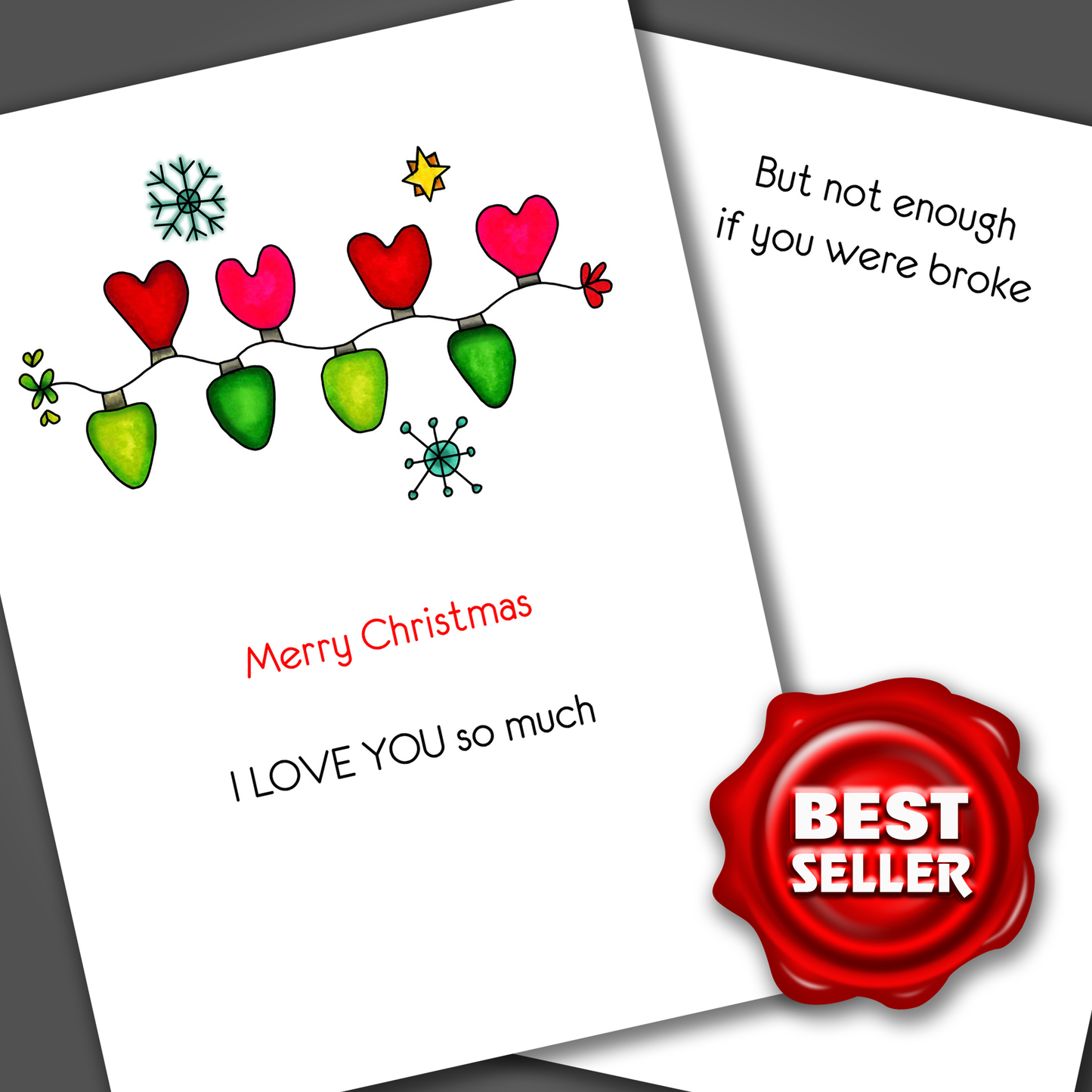 Love Your Money - Not You, Christmas Card