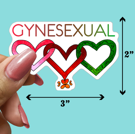 Gynesexual STICKER - Funny Sarcastic STICKER