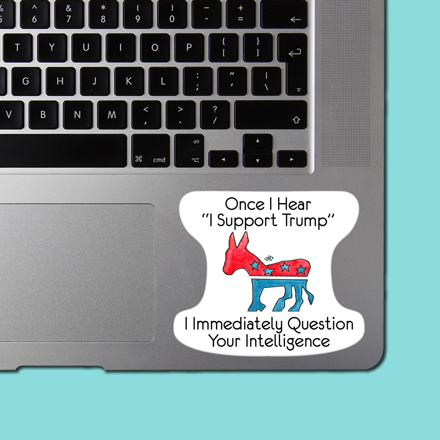 Trump No Intelligence - Sticker