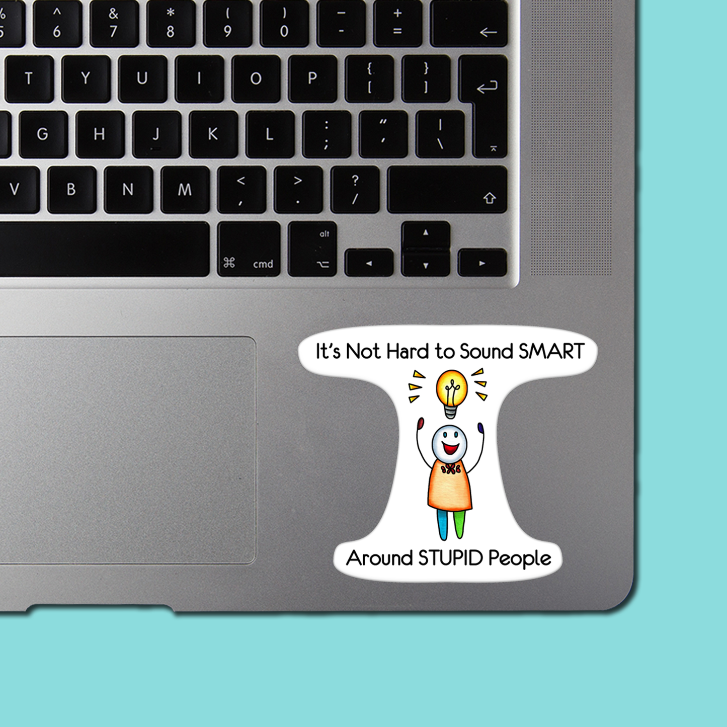Smart Around Stupid People STICKER
