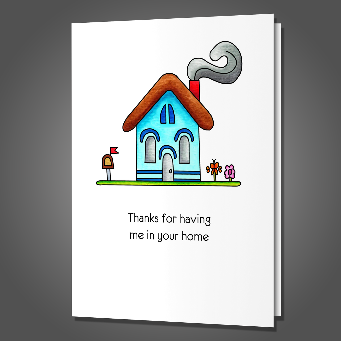 I Shit in Your Bed, Thank You Hospitality Card