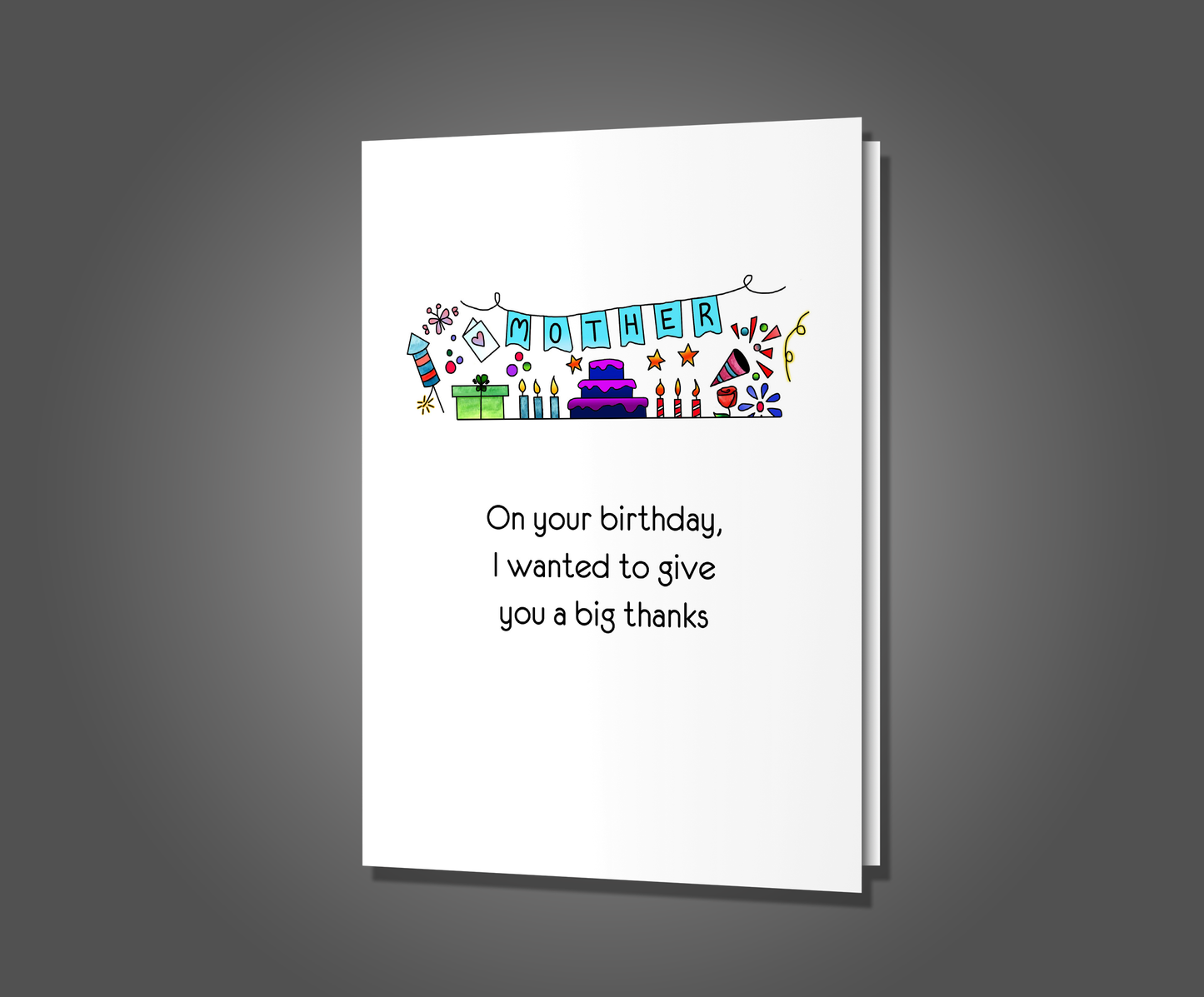 Vagina, Mother Birthday Card