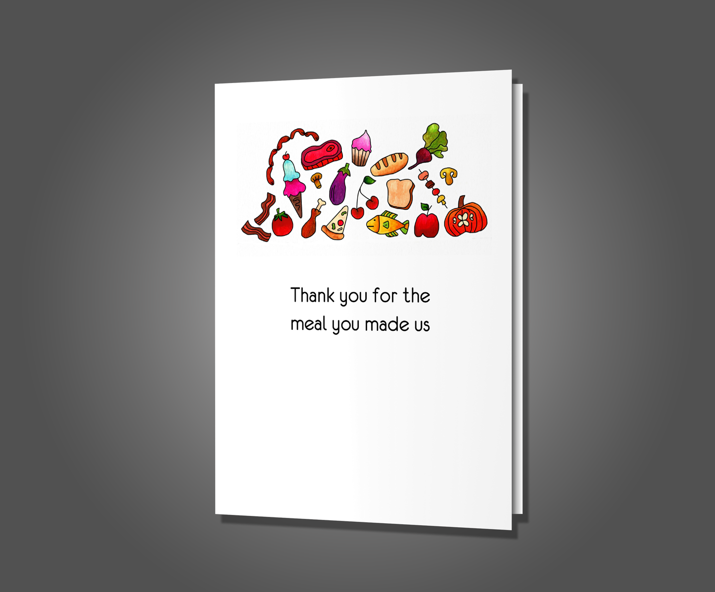 Dog Liked Your Meal, Thank You Card