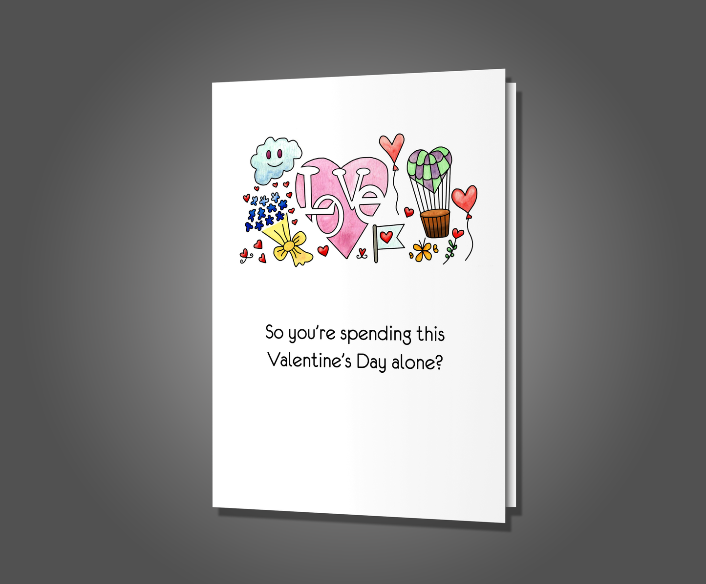 Wash Your Dirty Vagina, Valentine's Day Card
