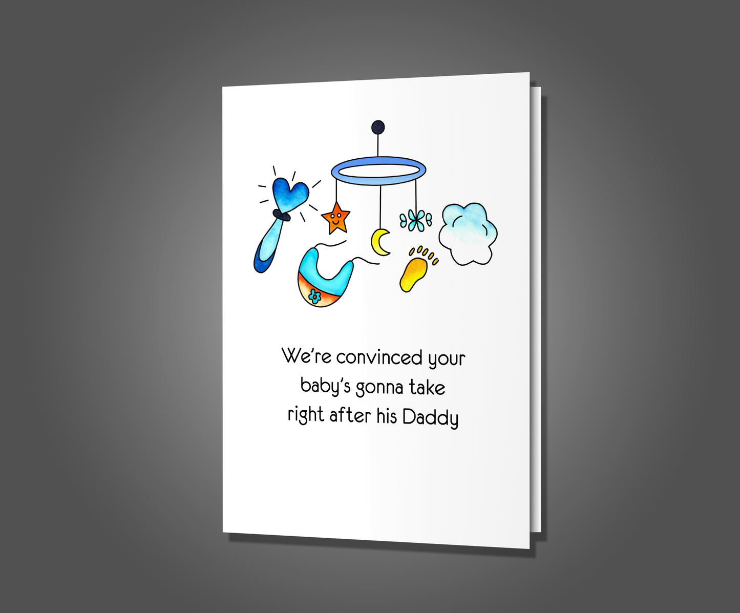 Eat, Shit and Sleep, New Baby Card