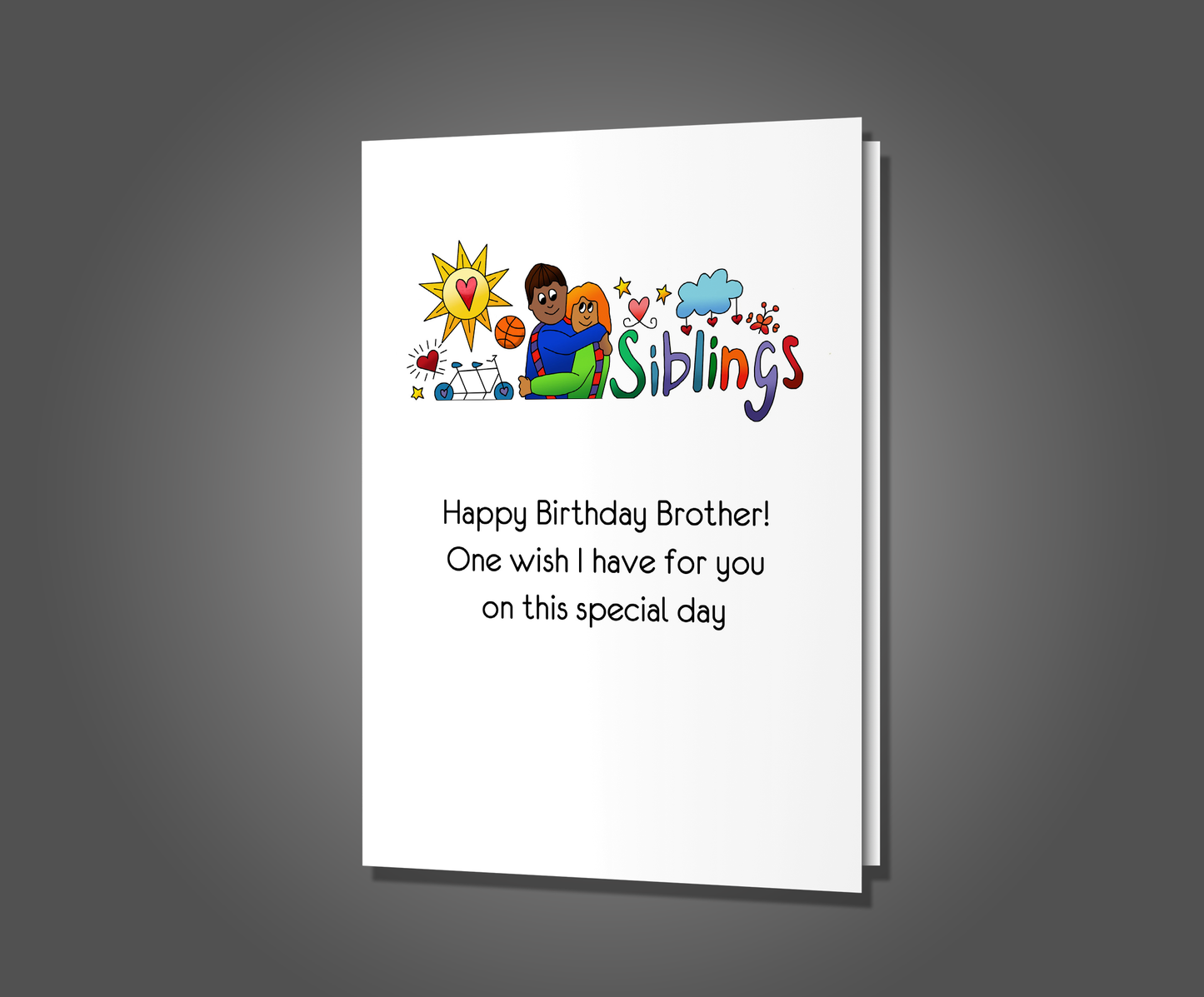 Not Like Dad, Brother Birthday Card