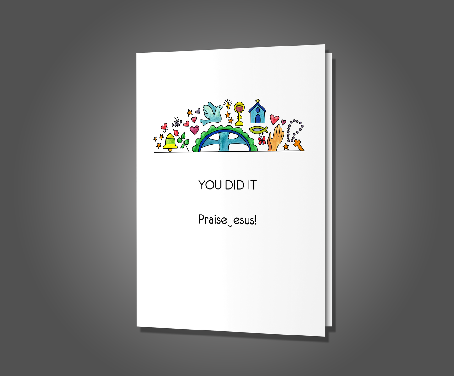 Praise Facebook, Congratulations Card