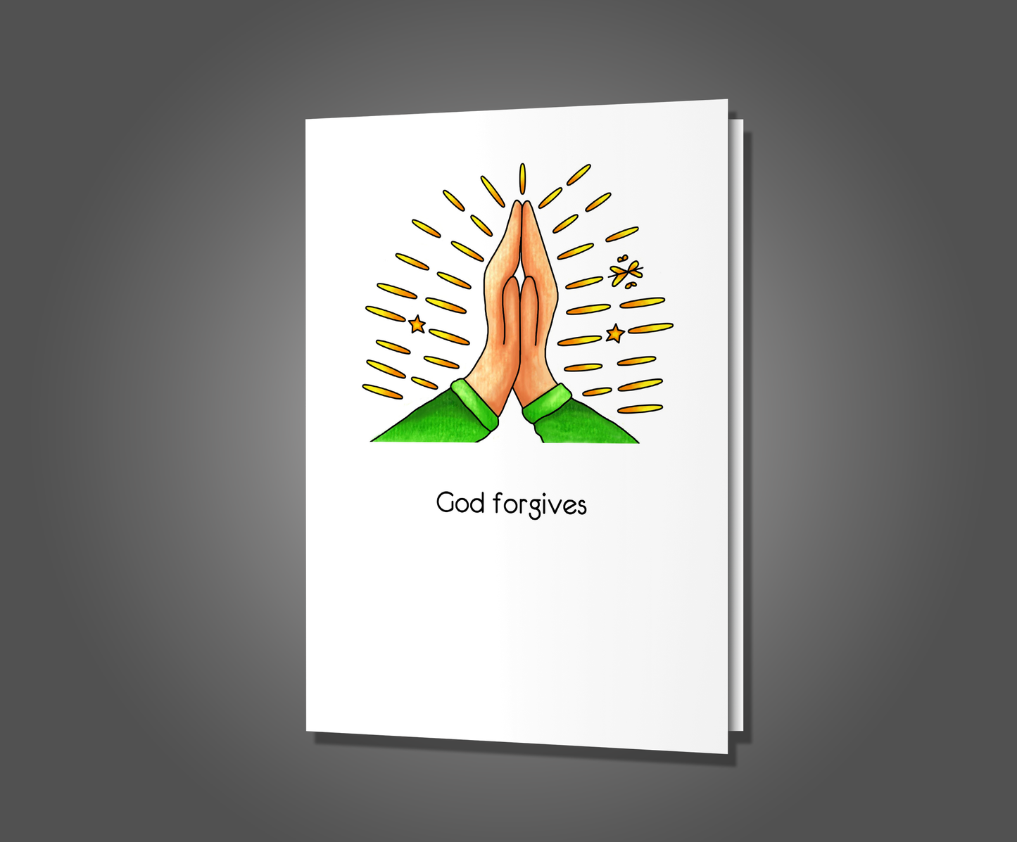 God Forgives I Don't, Apology Card