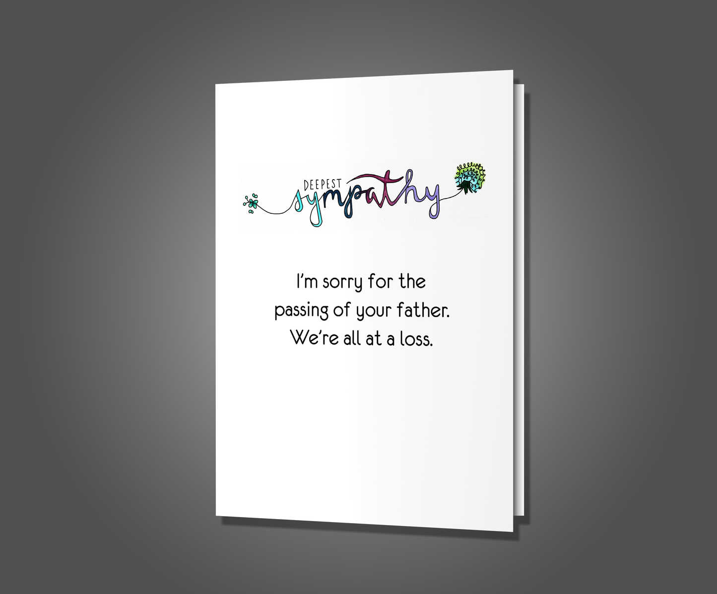Dad Joke, Father Sympathy Card