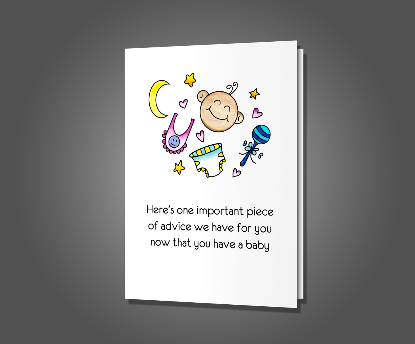 Limited Photos, New Baby Card
