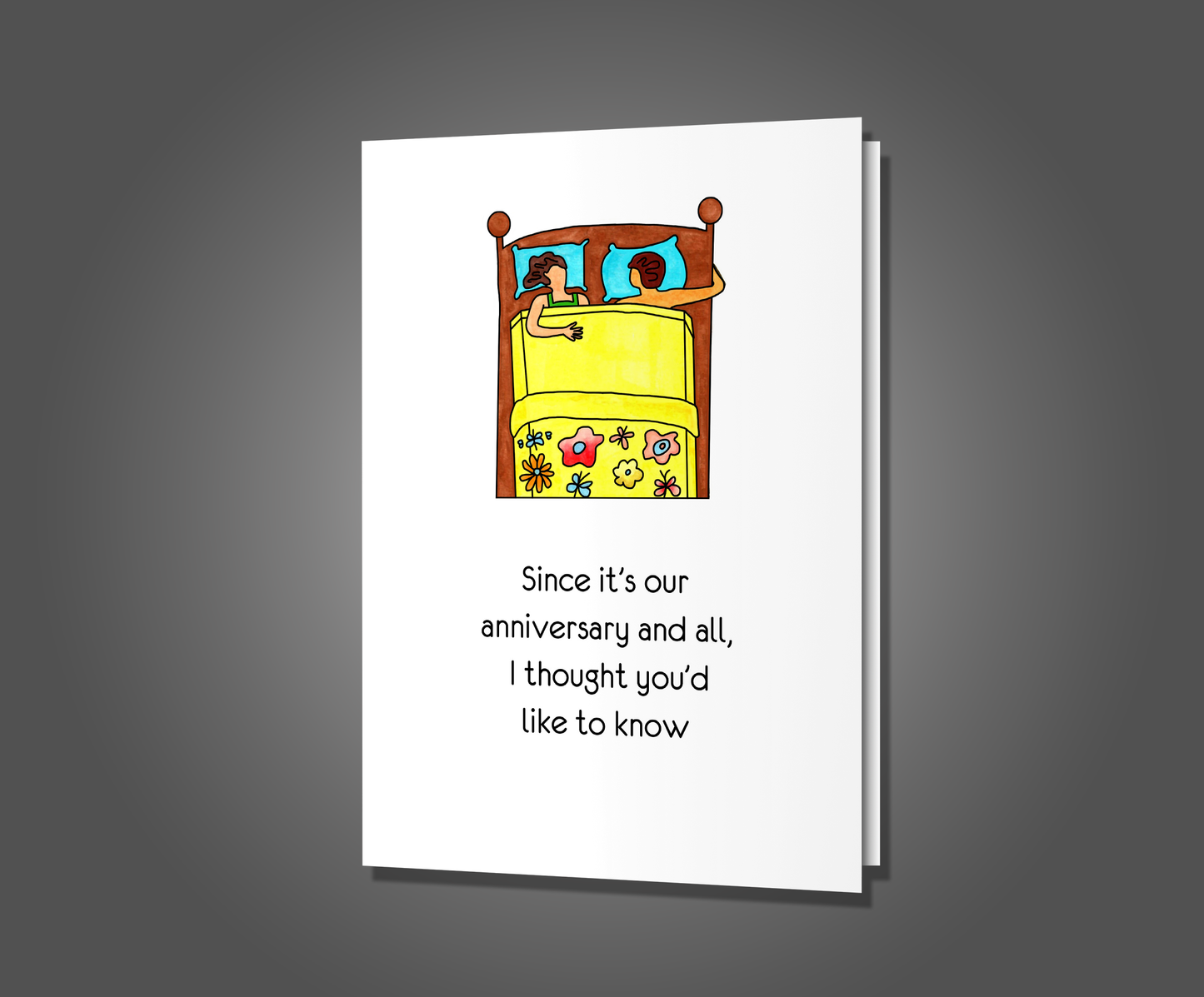 Legos Up Your Ass, Anniversary Card