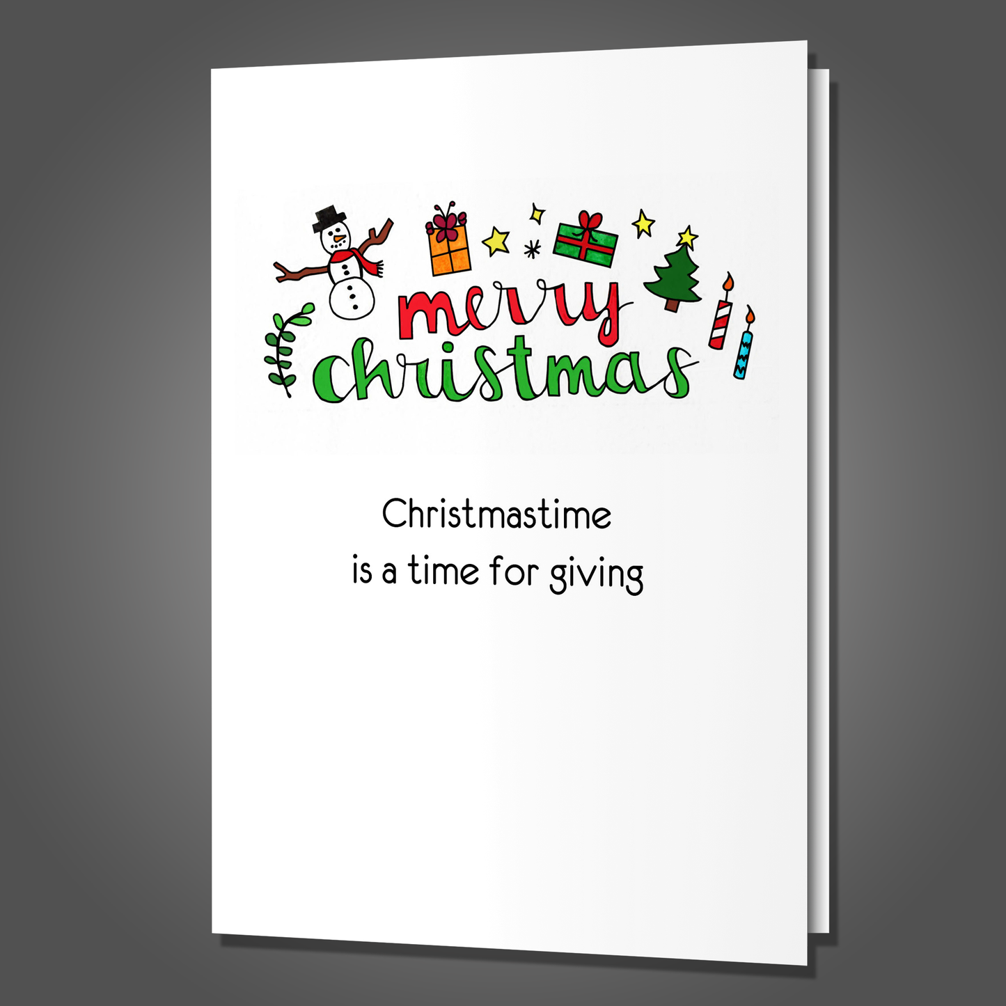 Give Me Head, Christmas Card