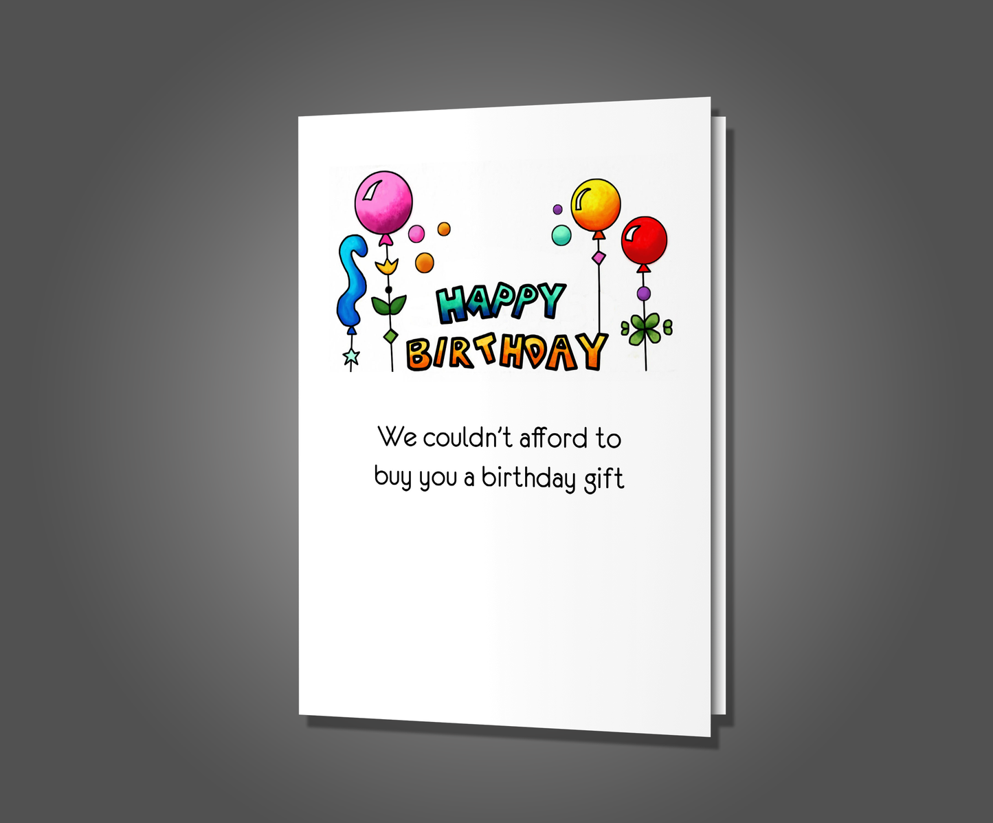 Trump Disappointment, Birthday Card