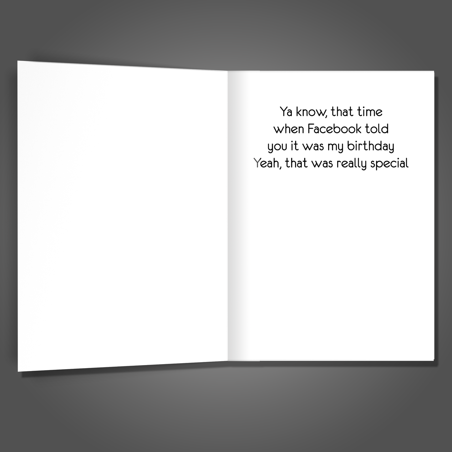 Facebook, Christmas Card