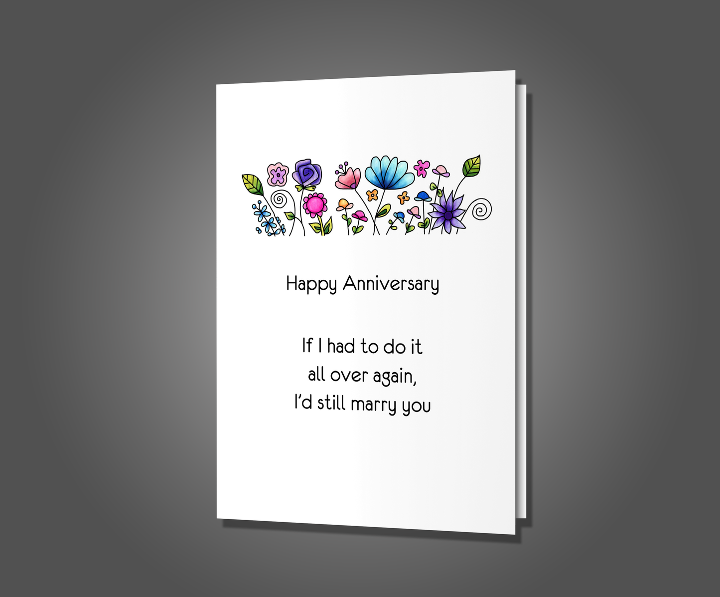 Do It Over, Anniversary Card