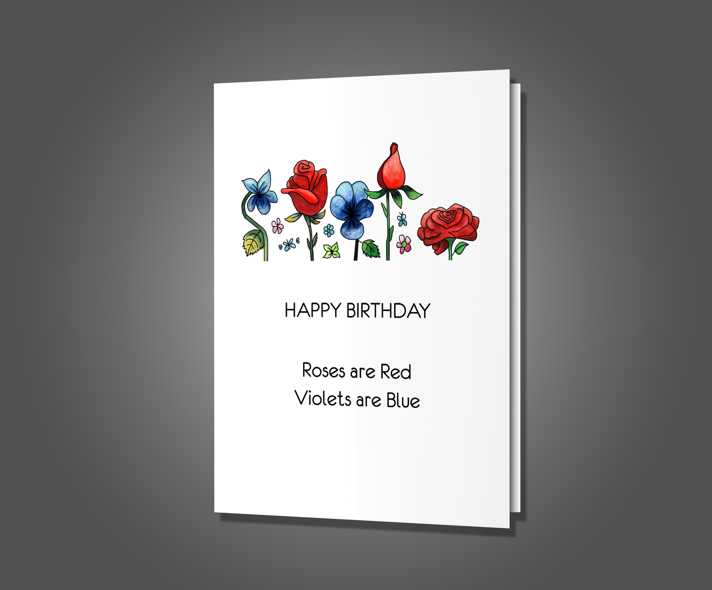 Let's Go To Bed, Birthday Card