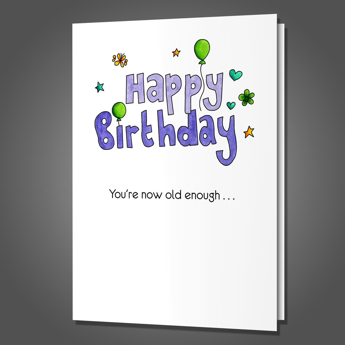 Non-Stop Medical Problems, Birthday Card