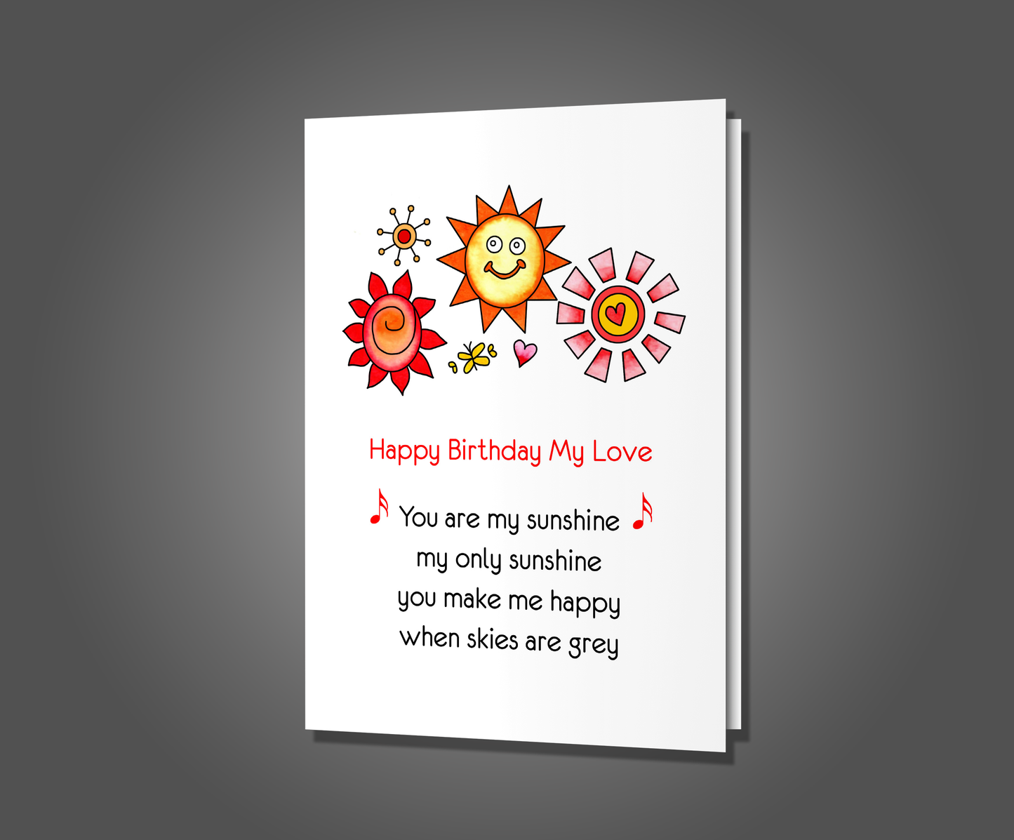 Watch Your Body Decay, Birthday Card