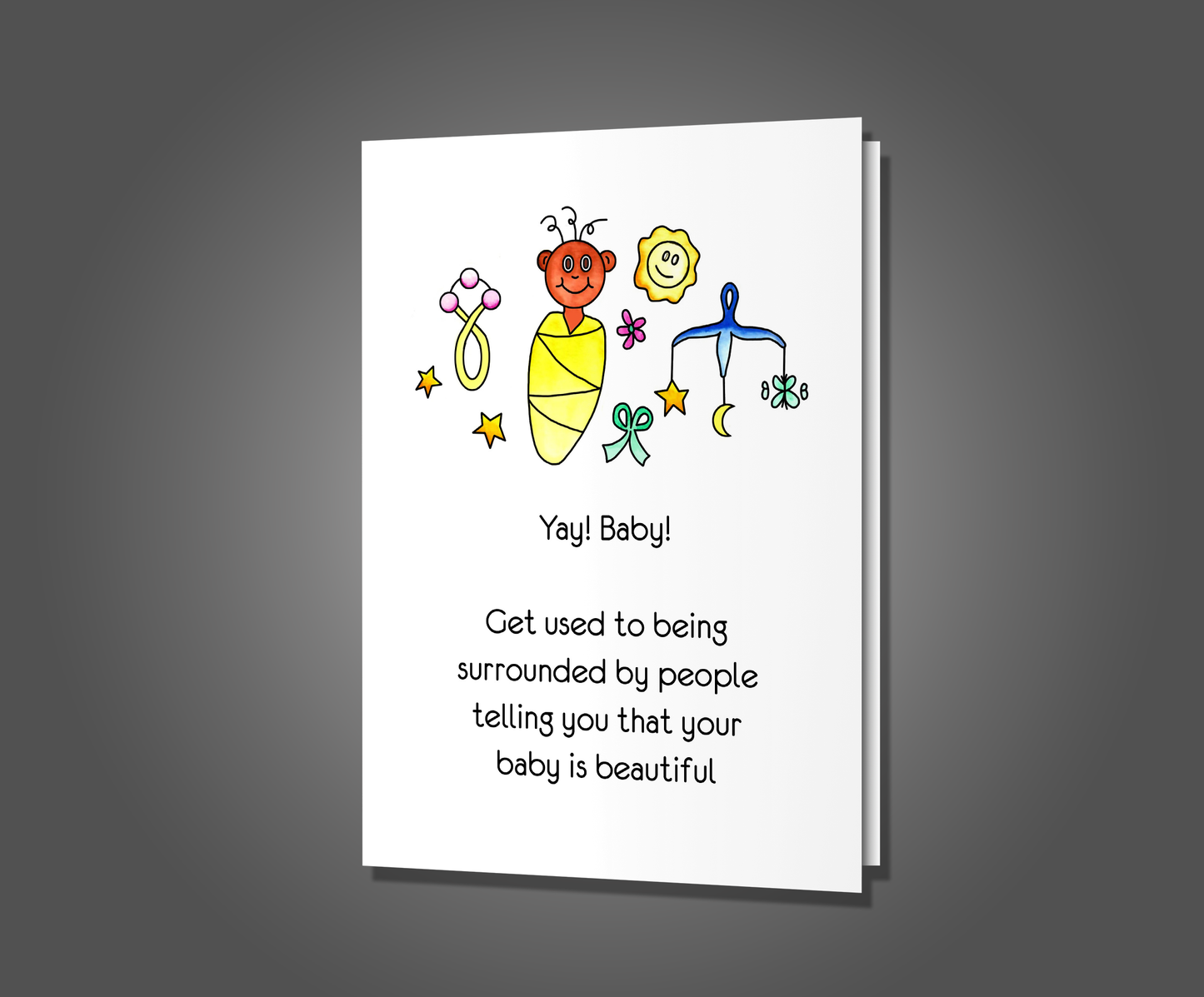 Ugly Baby, New Baby Card