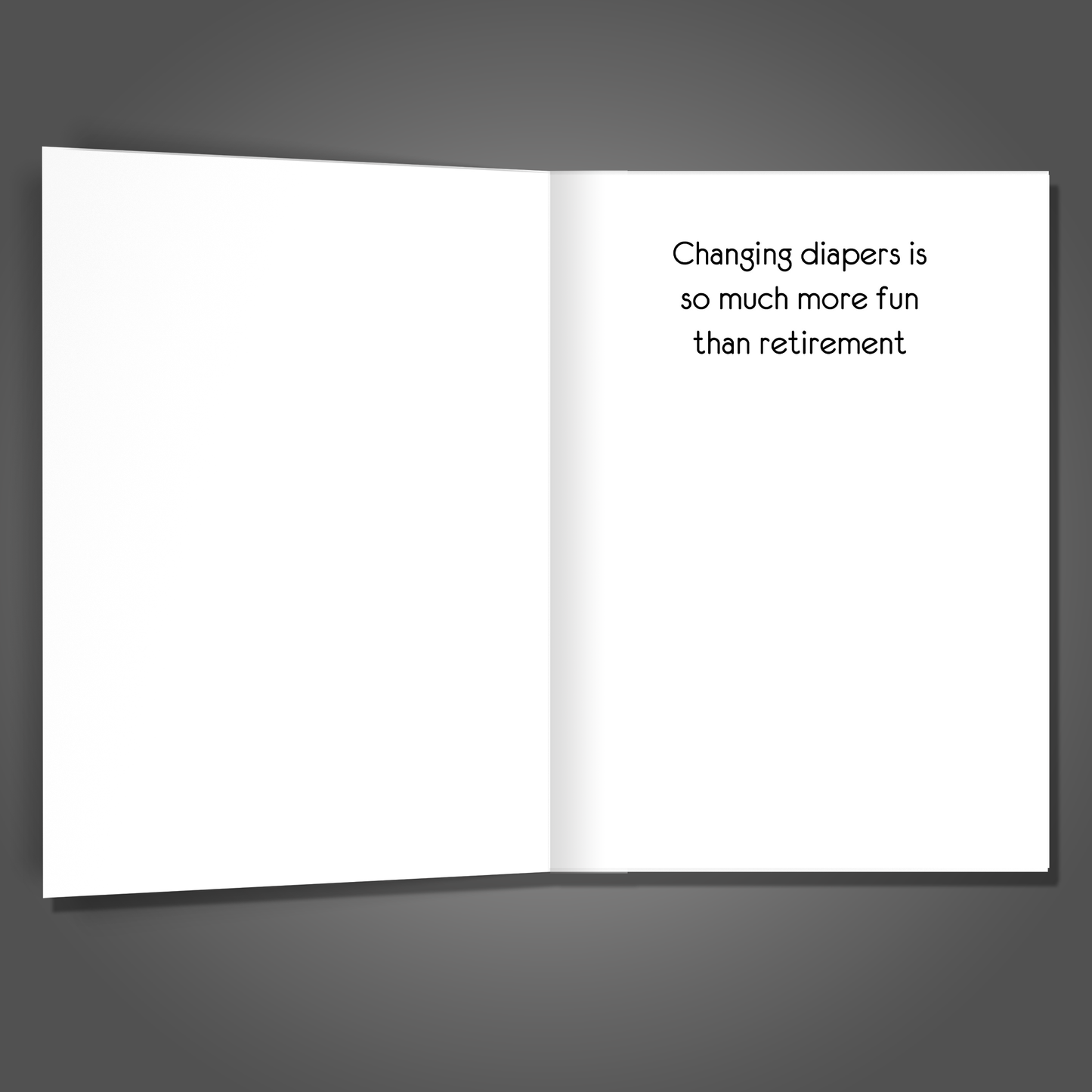 Geriatric Pregnancy, New Baby Card