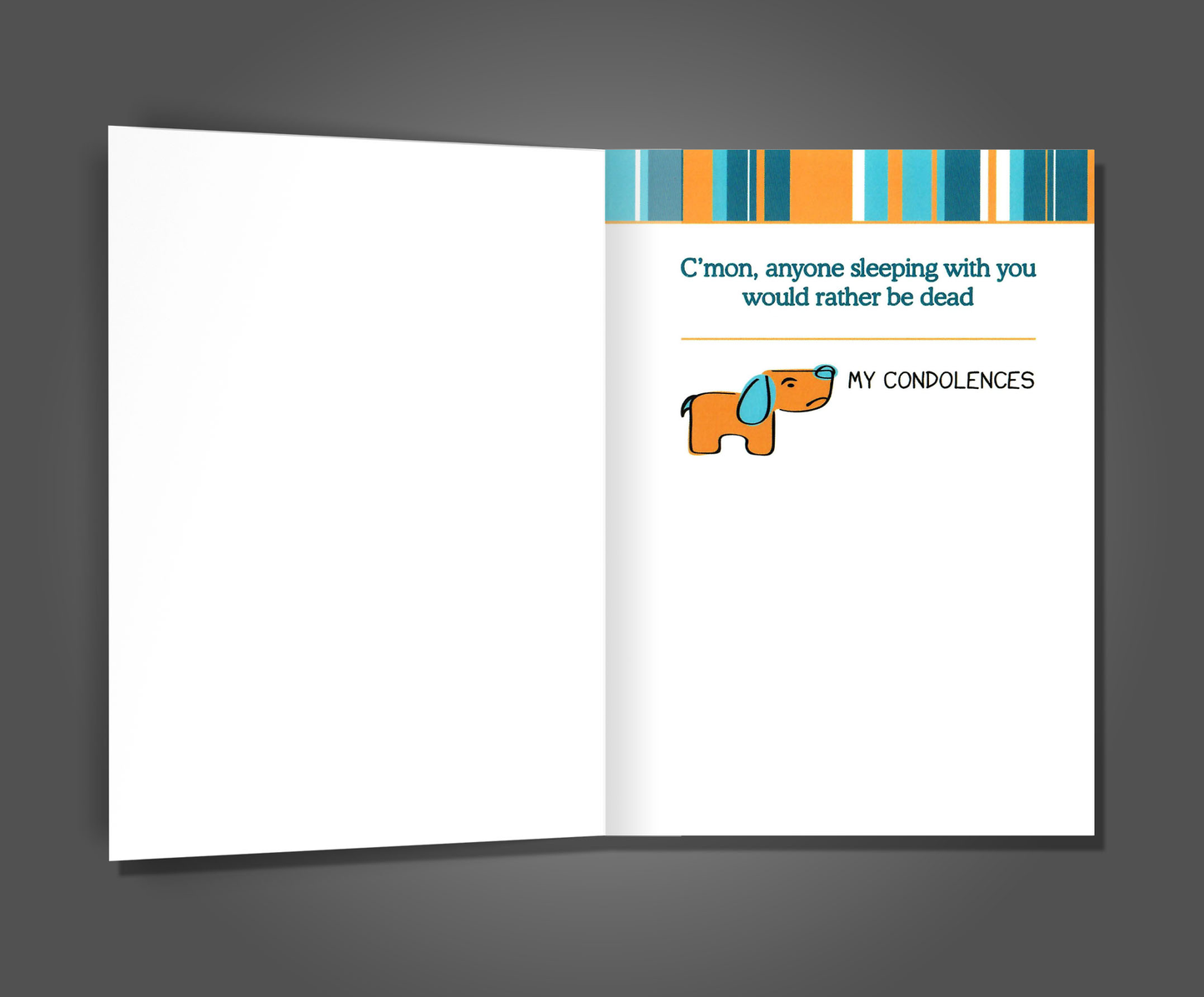 Better Off Dead, Dog Sympathy Card (SALE)