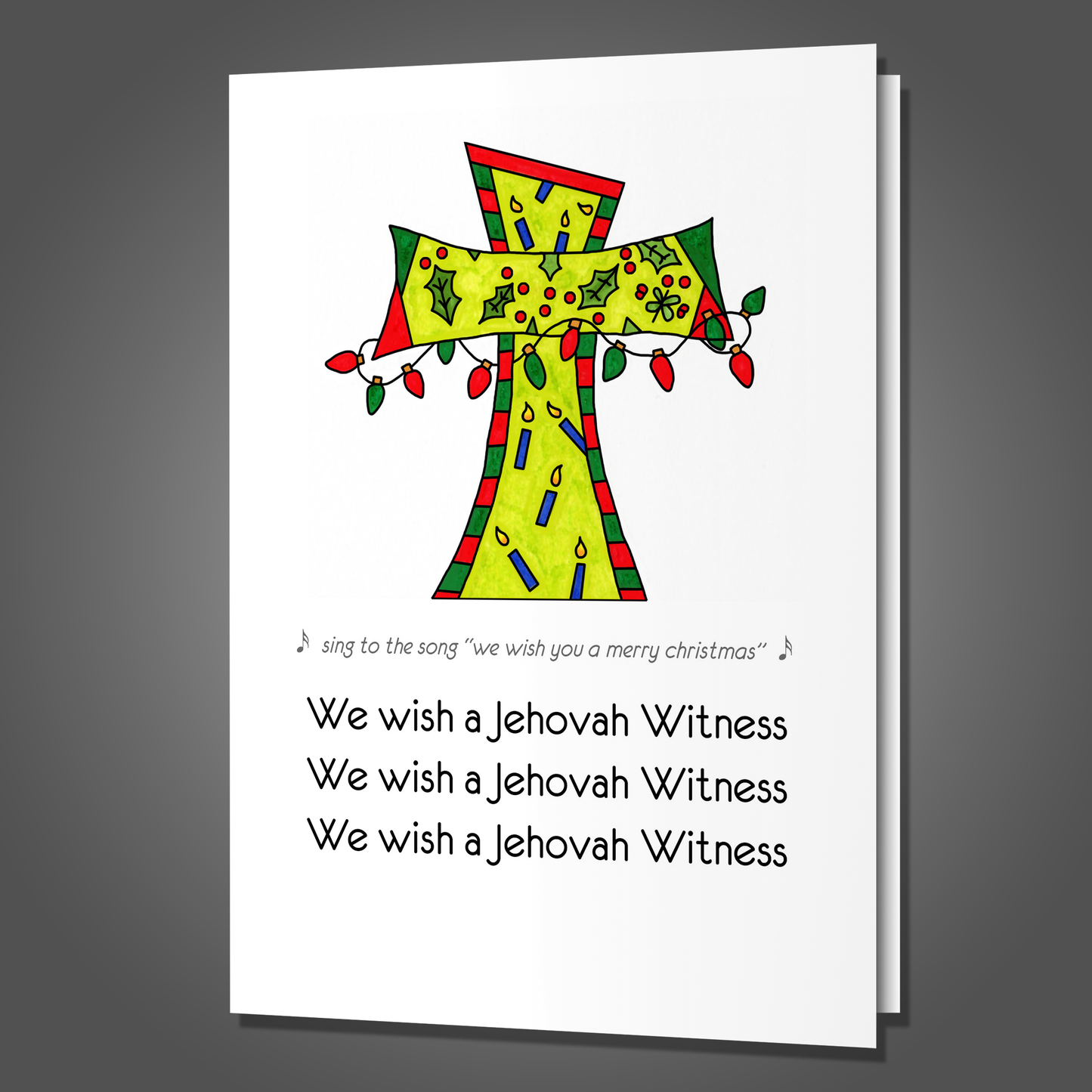 Jehovah Witness, Christmas Card