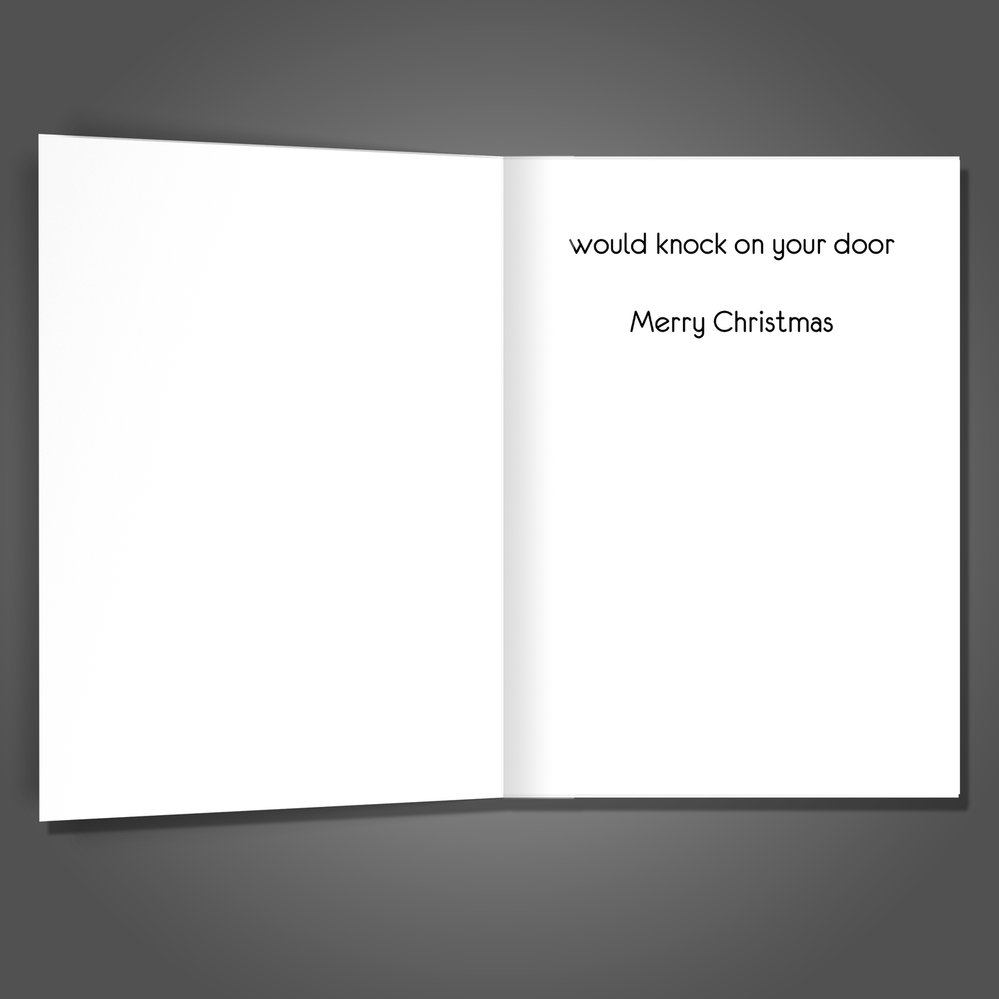 Jehovah Witness, Christmas Card
