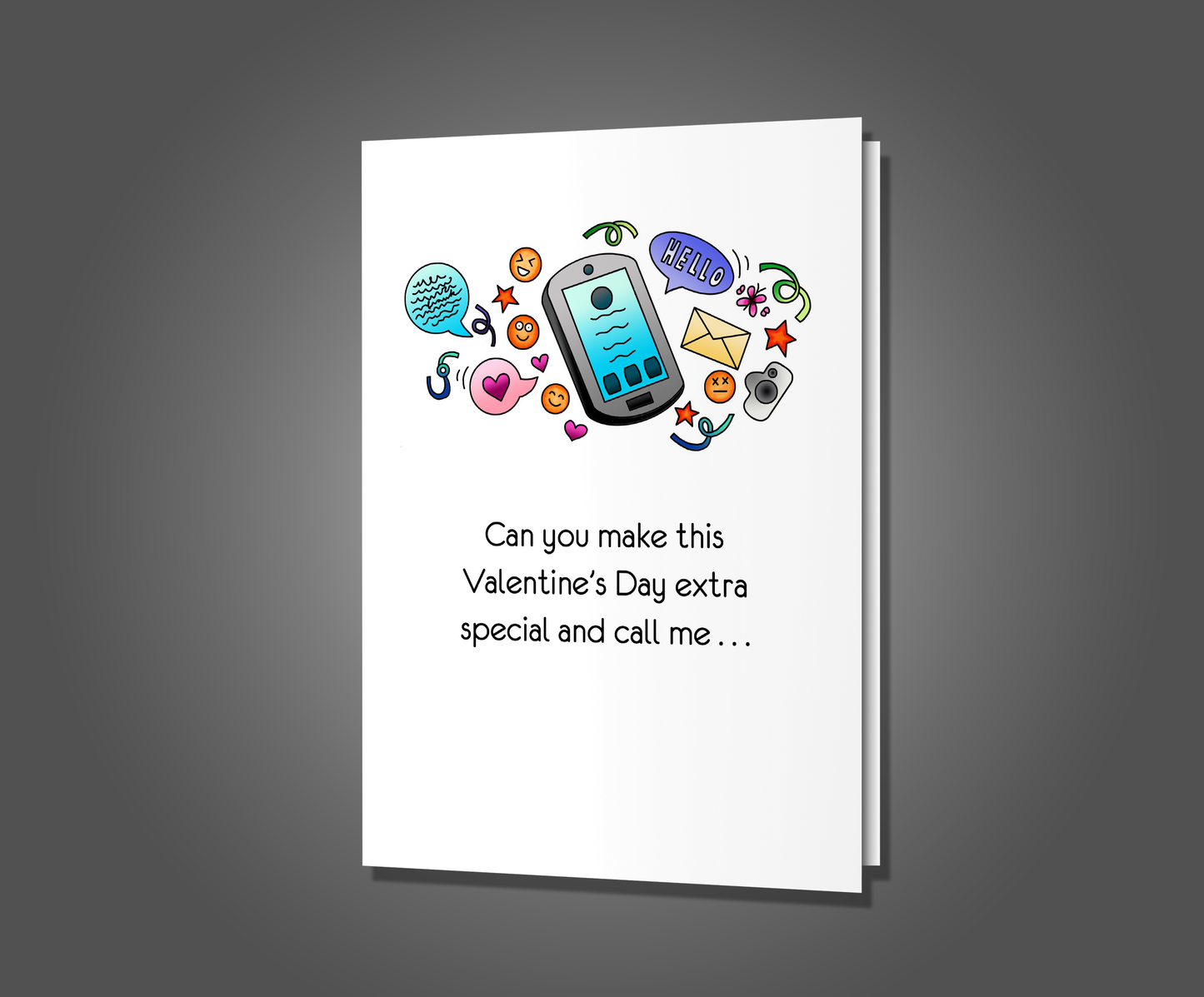 Phone Dying, Valentine Card