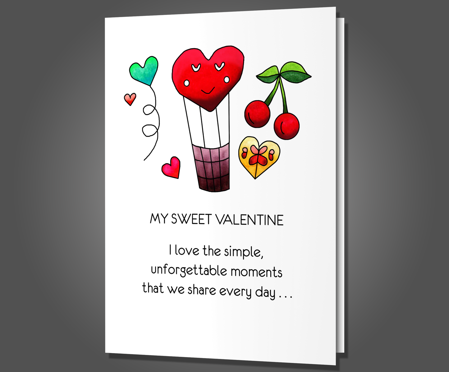 Put The Toilet Seat Down, Valentine's Day Card