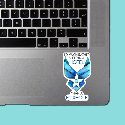 AIR FORCE Sticker - Funny Sarcastic Vinyl Sticker for Laptop, Phone and More