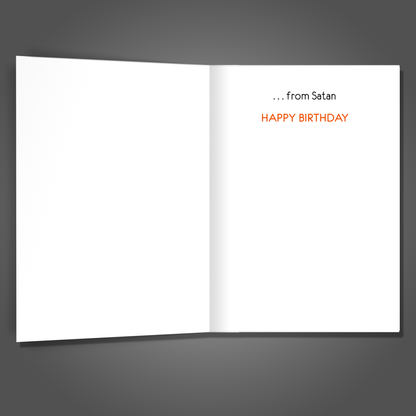 Gift From Son Funny Birthday Card, Adult Humor
