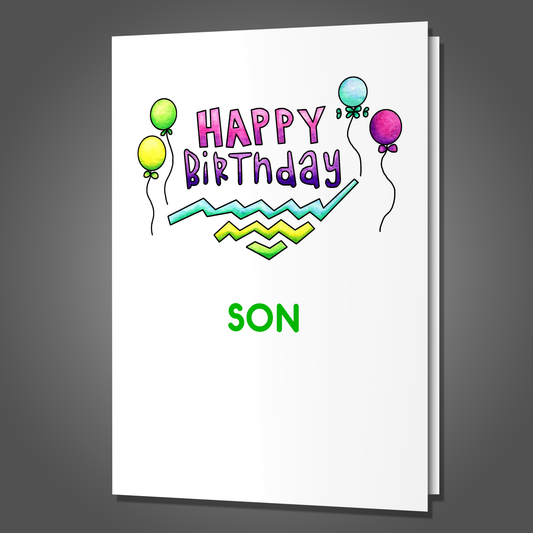 Birthday Son - You Were an Accident, Adult Humor