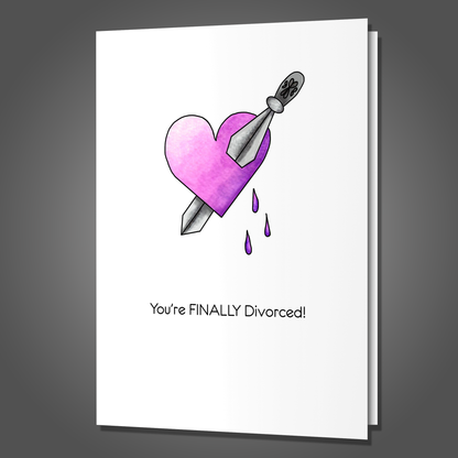 Congratulations! Now You Don't Have to Fake It, Congrats on Divorce Card