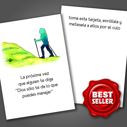 Metesela a Ellos Por el Culo Tarjeta de Felicitación de Aliento - Tarjeta Divertida