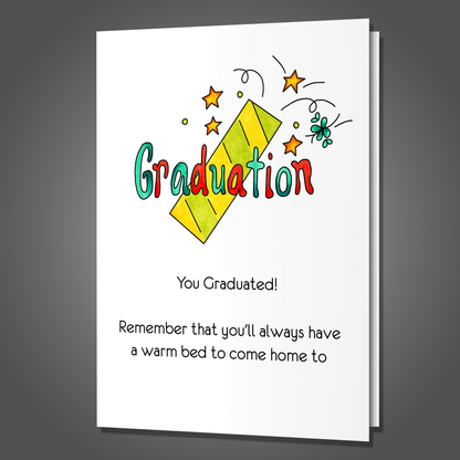 You Can't Return Home, Graduation Card