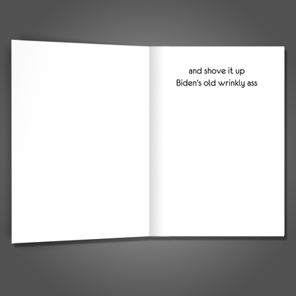 Shove Cancer Up Biden's Ass, Cancer Card