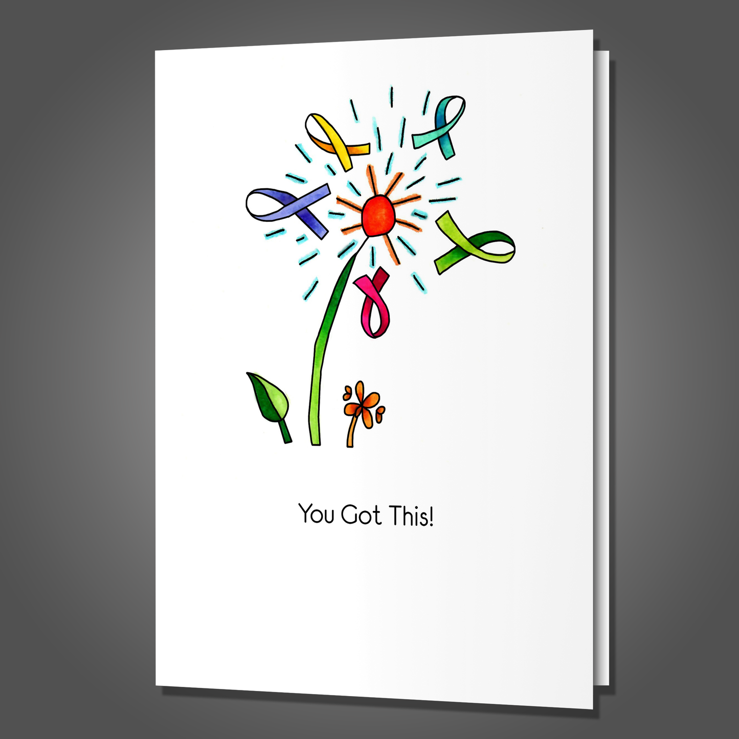 Cancer Sucks Encouragement Card