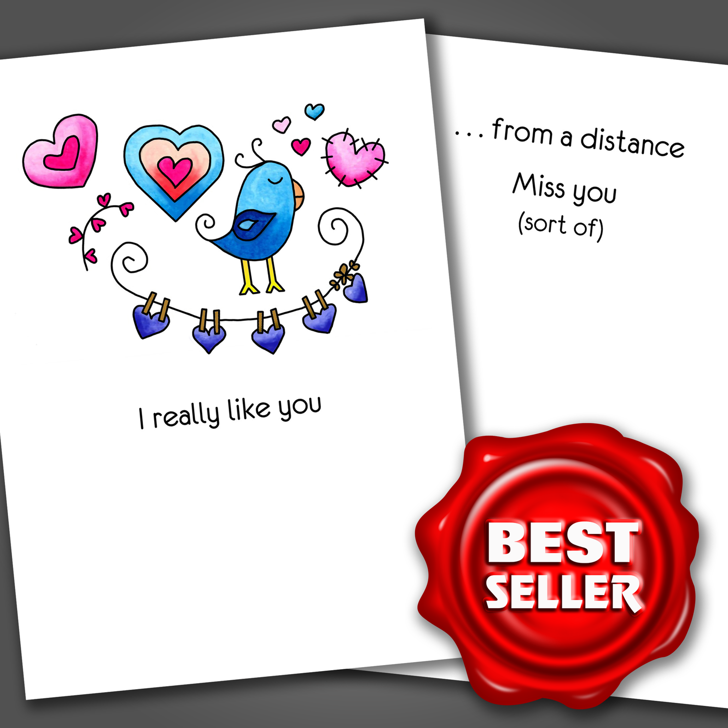 Sort Of, I Miss You Card