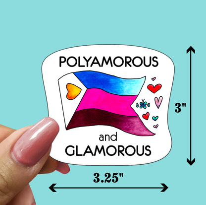 POLYAMOROUS and GLAMOROUS STICKER