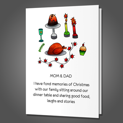 Funny Christmas at Friend's Home Christmas Card, Funny Christmas Card