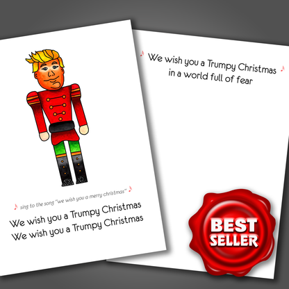 Trumpy Christmas, Merry Christmas Card, Funny Christmas Card