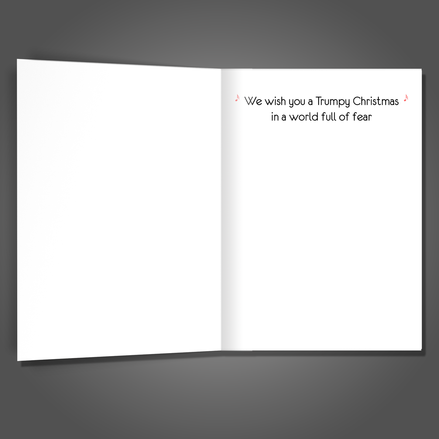 Trumpy Christmas, Merry Christmas Card, Funny Christmas Card