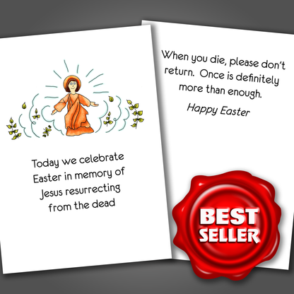 Don't Return, Easter Card